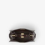 FENDI Peekaboo ISeeU Small Brown inlaid hagfish leather bag - Image 4